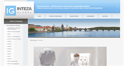 Desktop Screenshot of inteza.eu